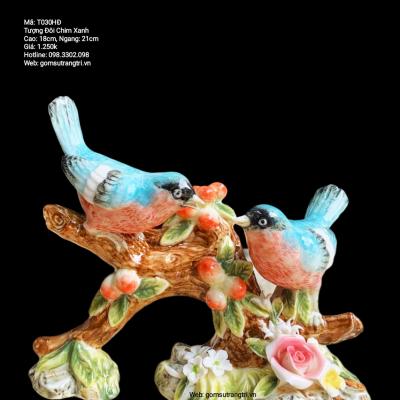 Tượng Đôi Chim Xanh